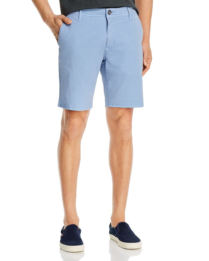 RODD & GUNN THE PEAKS COTTON-BLEND OVER-DYED CLASSIC FIT SHORTS,UP0641