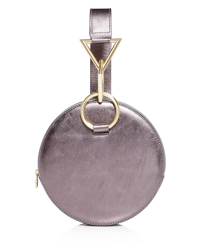 Tara Zadeh Azar Metallic Round Clutch | Bloomingdale's