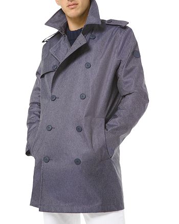 Michael Kors 3L Denim Trench Coat Bloomingdale's