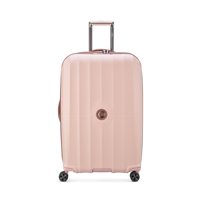 Delsey St. Tropez 28 Expandable Spinner Suitcase In Pink