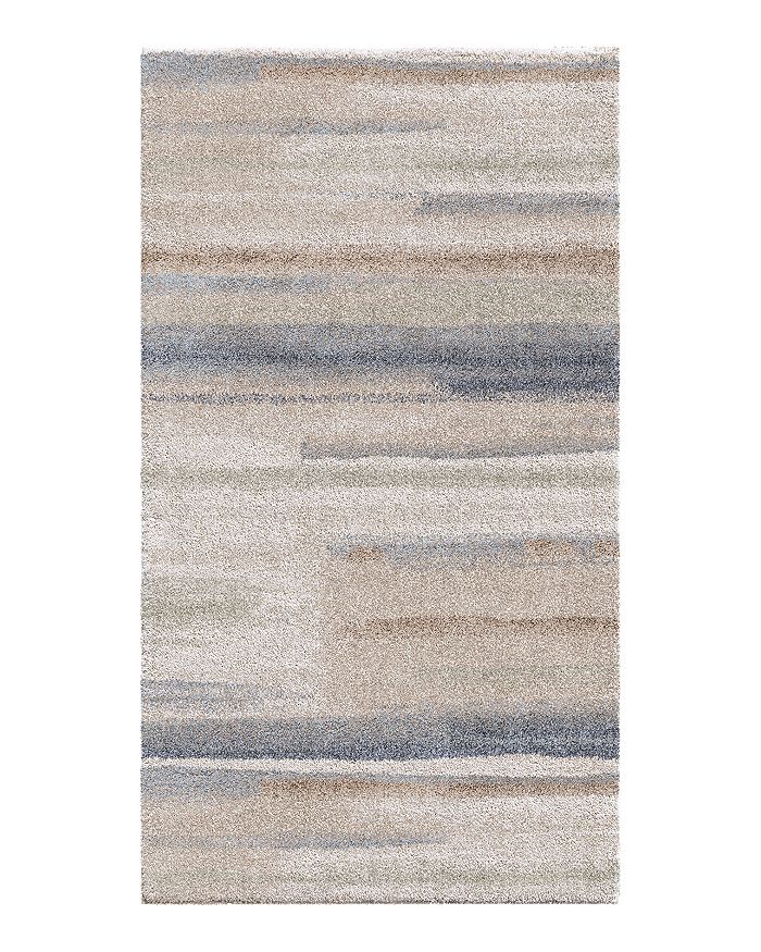 Palmetto Living Orian Next Generation Modern Motion Area Rug, 6'7 X 9'6 In Muted Blue
