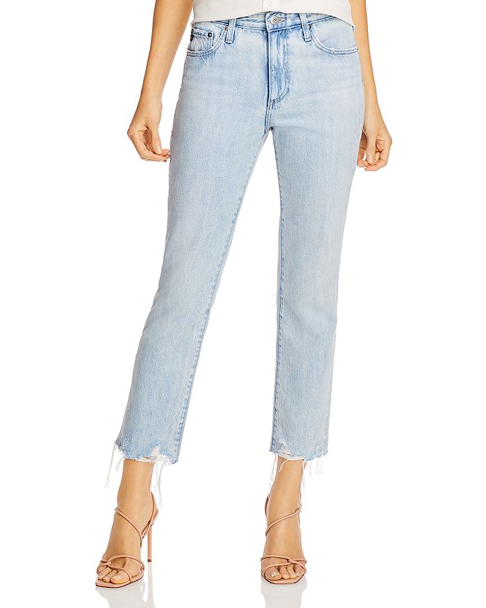 AG Isabelle Ripped Hem Jeans in 1996 Era Bloomingdale s