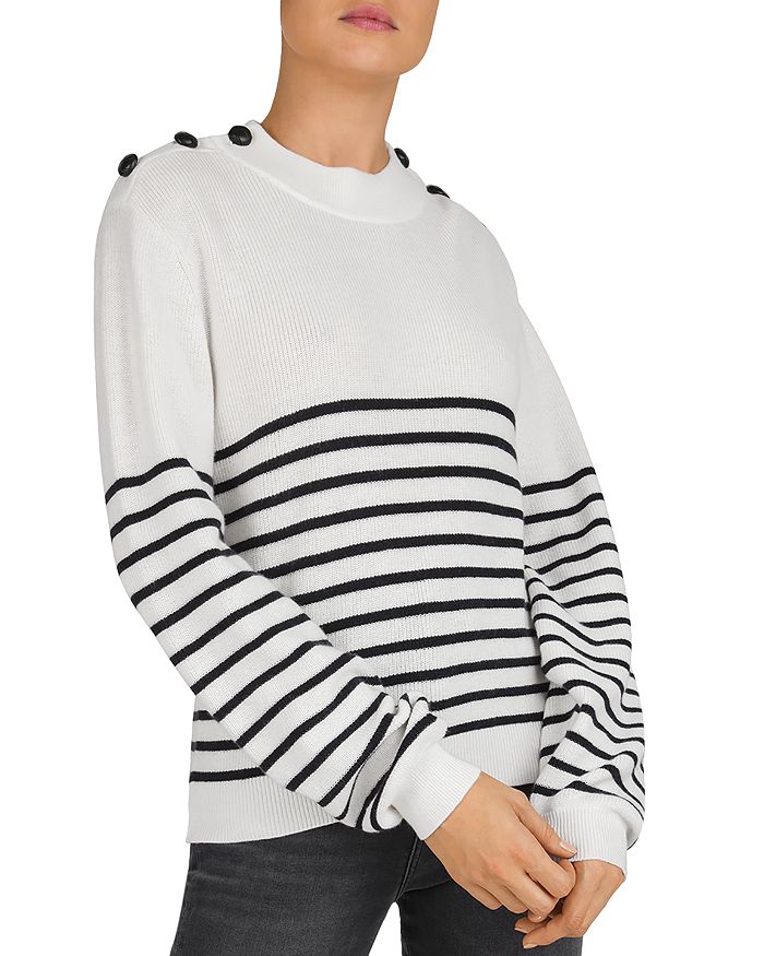 THE KOOPLES BUTTON-SHOULDER SWEATER,FPUL20014K