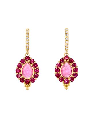 Temple St. Clair 18K Yellow Gold Theory Pink Tourmaline, Ruby & Diamond ...