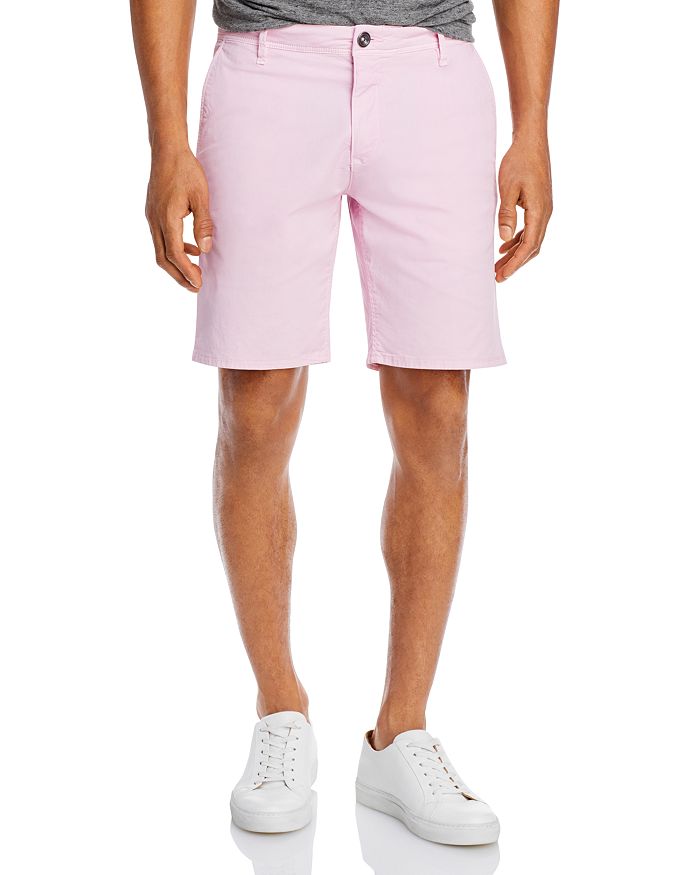 RODD & GUNN THE PEAKS COTTON-BLEND OVER-DYED CLASSIC FIT SHORTS,UP0641