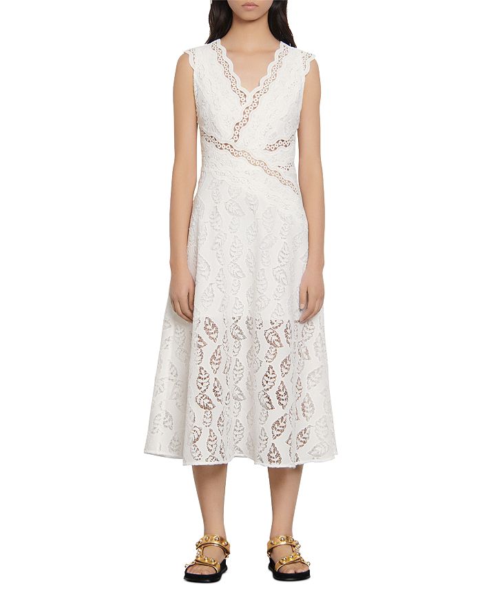 Sandro online wrap dress