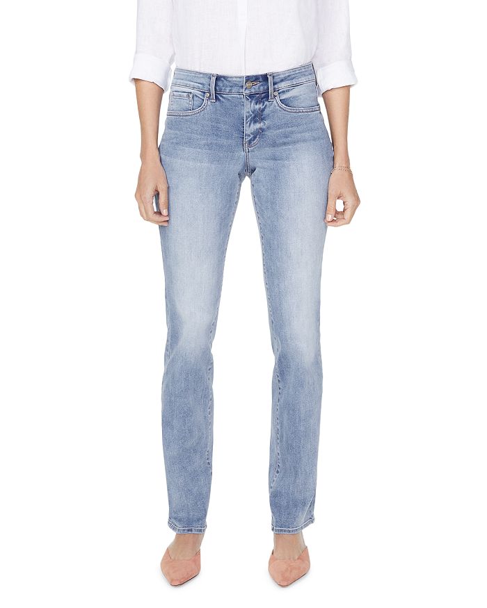 NYDJ Marilyn Straight Jeans in Biscayne | Bloomingdale's