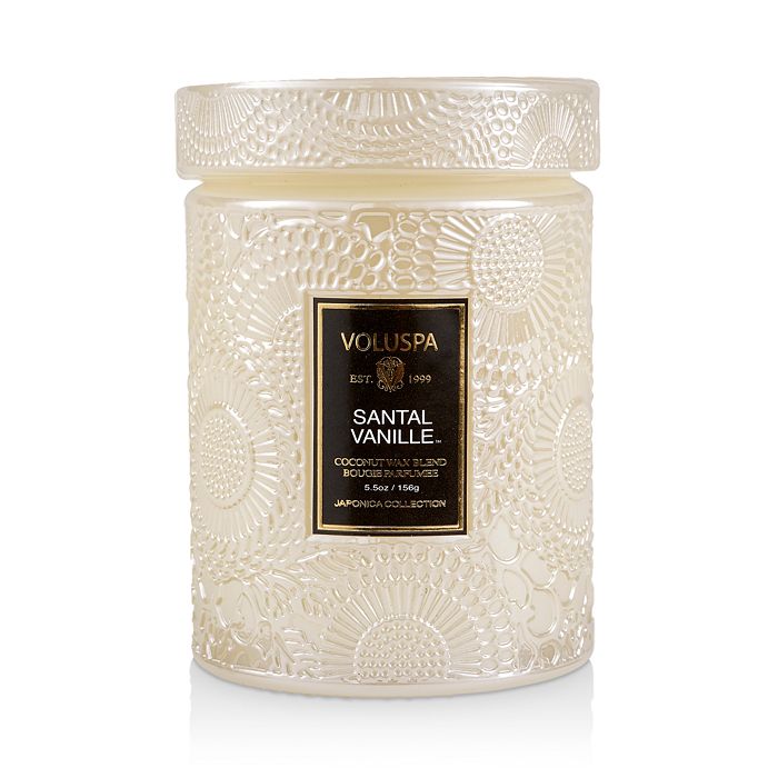 Shop Voluspa Santal Vanille Small Jar Candle, 5.5 Oz. In Cream