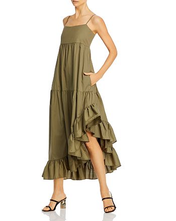 FRAME Gemma Tiered High/Low Dress | Bloomingdale's