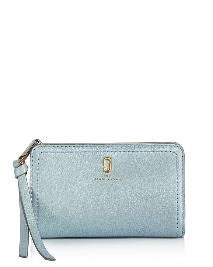 MARC JACOBS Softshot Compact Leather Wallet Bloomingdale s