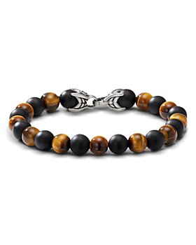 David Yurman - Men's Spiritual Beads Bracelet with Tiger's Eye and Black Onyx