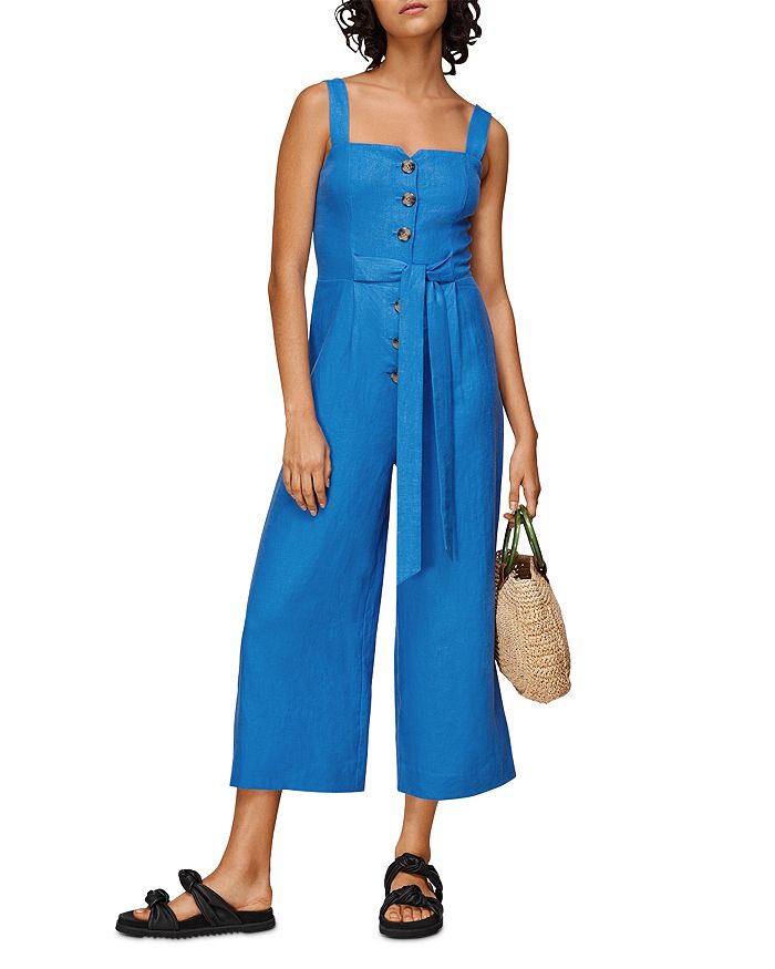 Whistles Hadley Linen Jumpsuit Bloomingdale's