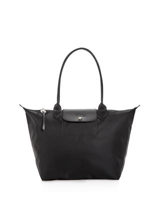 longchamp large black tote bag