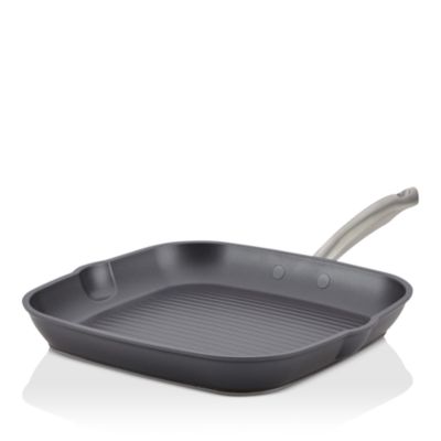 Anolon - Accolade Hard-Anodized Precision Forge 11" Square Grill Pan, Moonstone