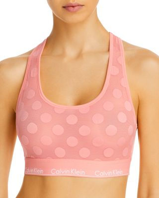 calvin klein dot bralette