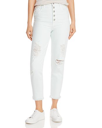 J Brand Womens Heather Button Fly Jeans 