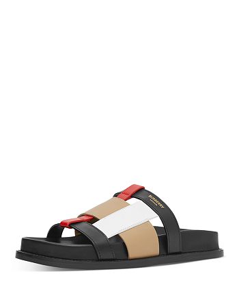 Burberry Women's Castlebar Color-Block Slide Sandals | Bloomingdale's