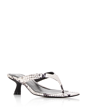 Marc Fisher Ltd Women's Dahila Mid-heel Sandals In Grey Snake