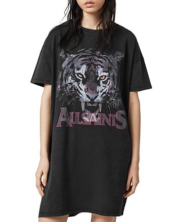 ALLSAINTS Tiger T-Shirt Dress | Bloomingdale's