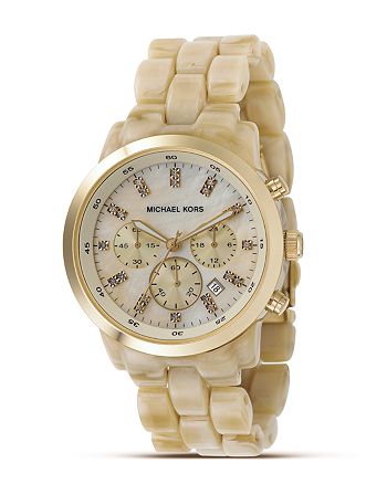 Michael Kors - Faux Horn Chronograph Bracelet Watch, 40mm