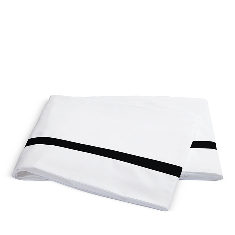 Matouk Lowell 600 Thread Count Flat Sheet In Black