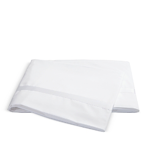 Shop Matouk Lowell Flat Sheet, Full/queen In White