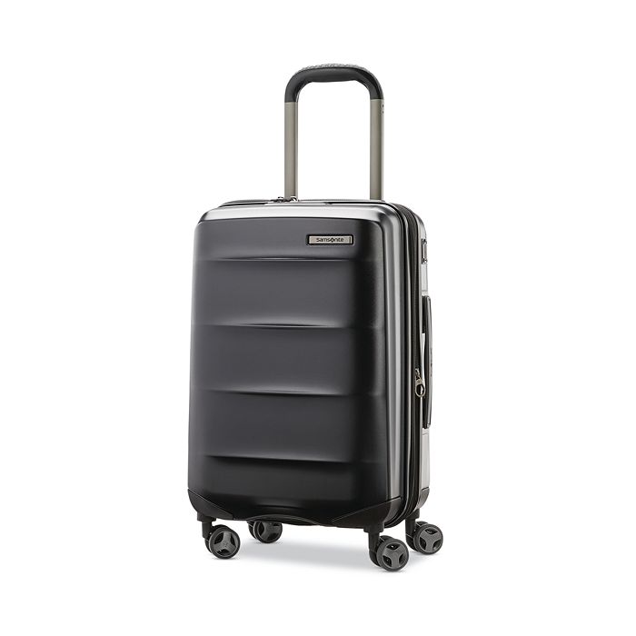 Shop Samsonite Octiv Expandable Carry-on Spinner Suitcase In Stealth Black