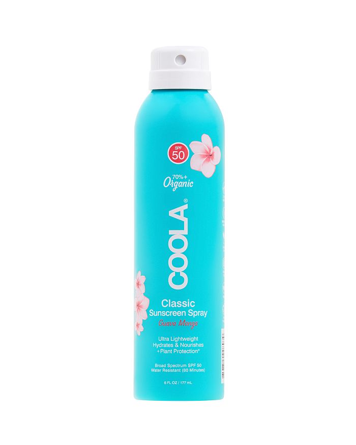 Shop Coola Classic Body Organic Sunscreen Spray Spf 50 - Guava Mango 6 Oz.