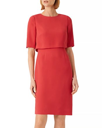 oh polly cross neck dress