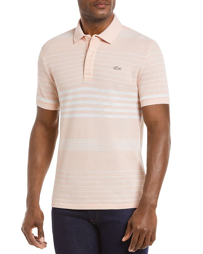 lacoste striped polo shirts