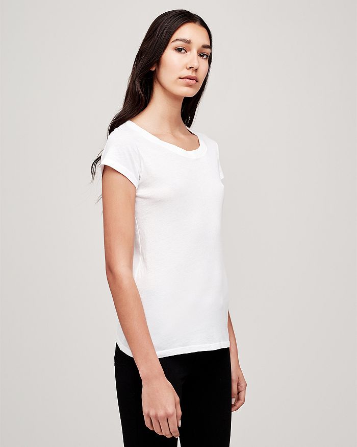 Shop L Agence L'agence Cory Cotton Tee In White