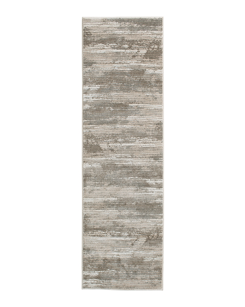 Kenneth Mink Waterside Tide Runner Area Rug, 2'3 X 7'7 In Stone