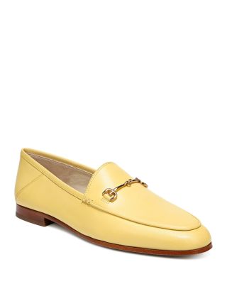 yellow loafers womens