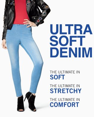 Ultra-Soft High-Waisted Denim Leggings