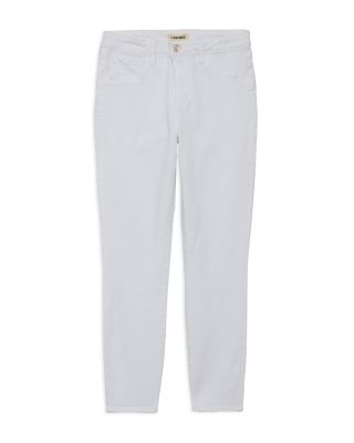 Margot Cropped Jeans in Blanc