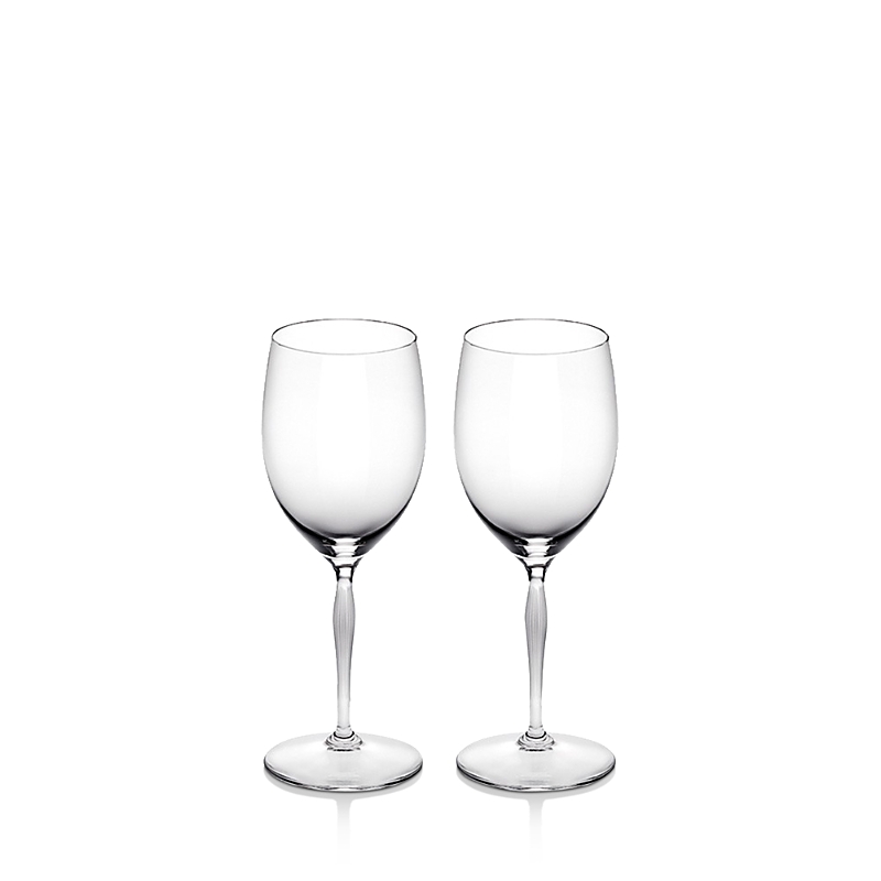 Lalique 100 Points Iced Beverage Glass, Set Of 2 In Clear