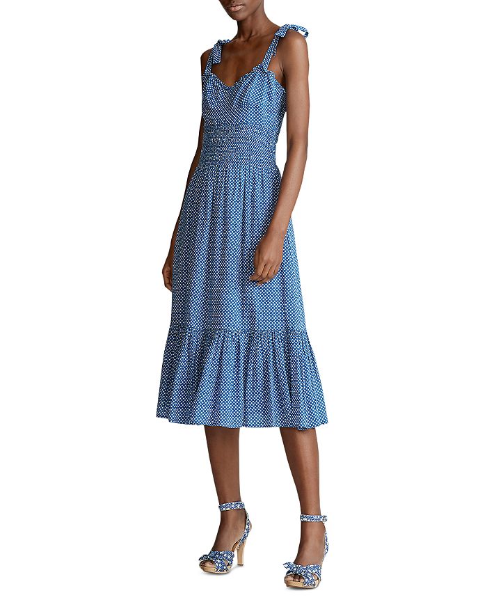 Ralph Lauren Star-Print Cotton Dress | Bloomingdale's