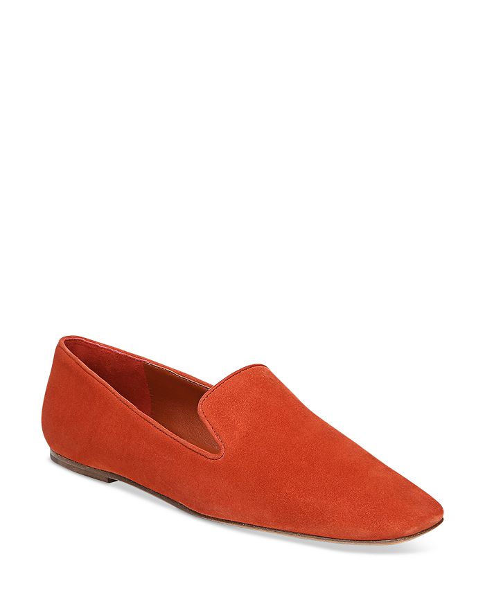 Vince Women's Clark Square-toe Loafers In Red Clay