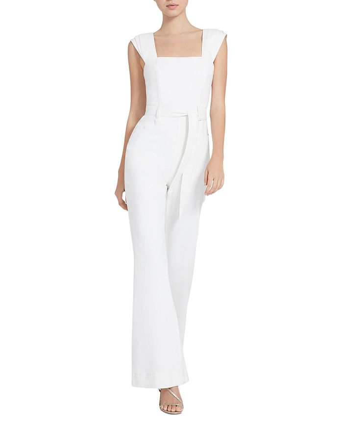 ALICE AND OLIVIA ALICE + OLIVIA GORGEOUS PLEATED STRAP JUMPSUIT,CD556311SGR