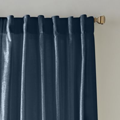 Carnaby Distressed Velvet Window Curtain, 50" x 84"