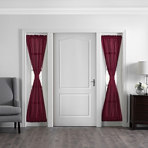 Elrene Home Fashions Colette Sidelite Window Panel, 28 X 72 In Red