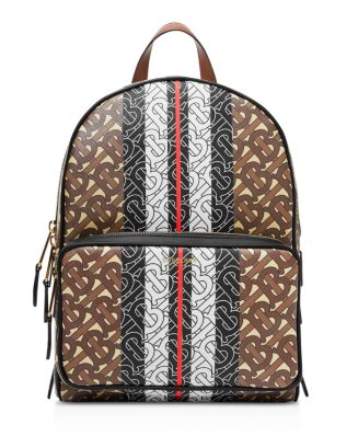 Pre Loved Burberry Monogram Stripe Backpack
