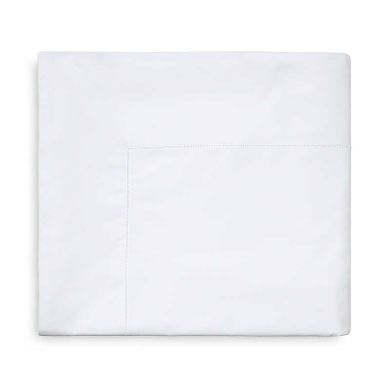Sferra Sereno Flat Sheet, Full/queen In White