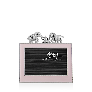 Shop Michael Aram Elephant Enamel Frame, 4 X 6 In Pink