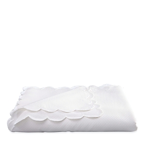 Shop Matouk Savannah Gardens Tablecloth, 70 Round In White