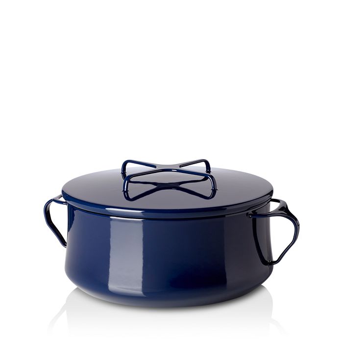 Dansk Kobenstyle 4 Quart Casserole Pot Dutch Oven Midnight Blue