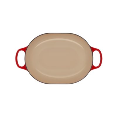 3.75 Qt Cast Iron Oval Casserole & Lid