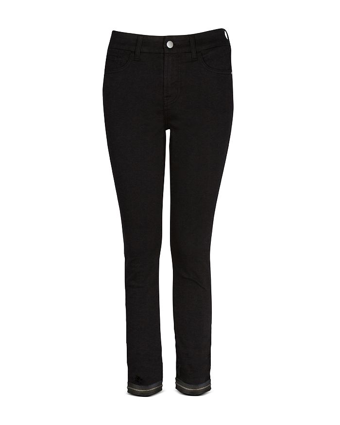 7 FOR ALL MANKIND JEN7 BY 7 FOR ALL MANKIND STRAIGHT ANKLE JEANS IN BLACK,GS0789352