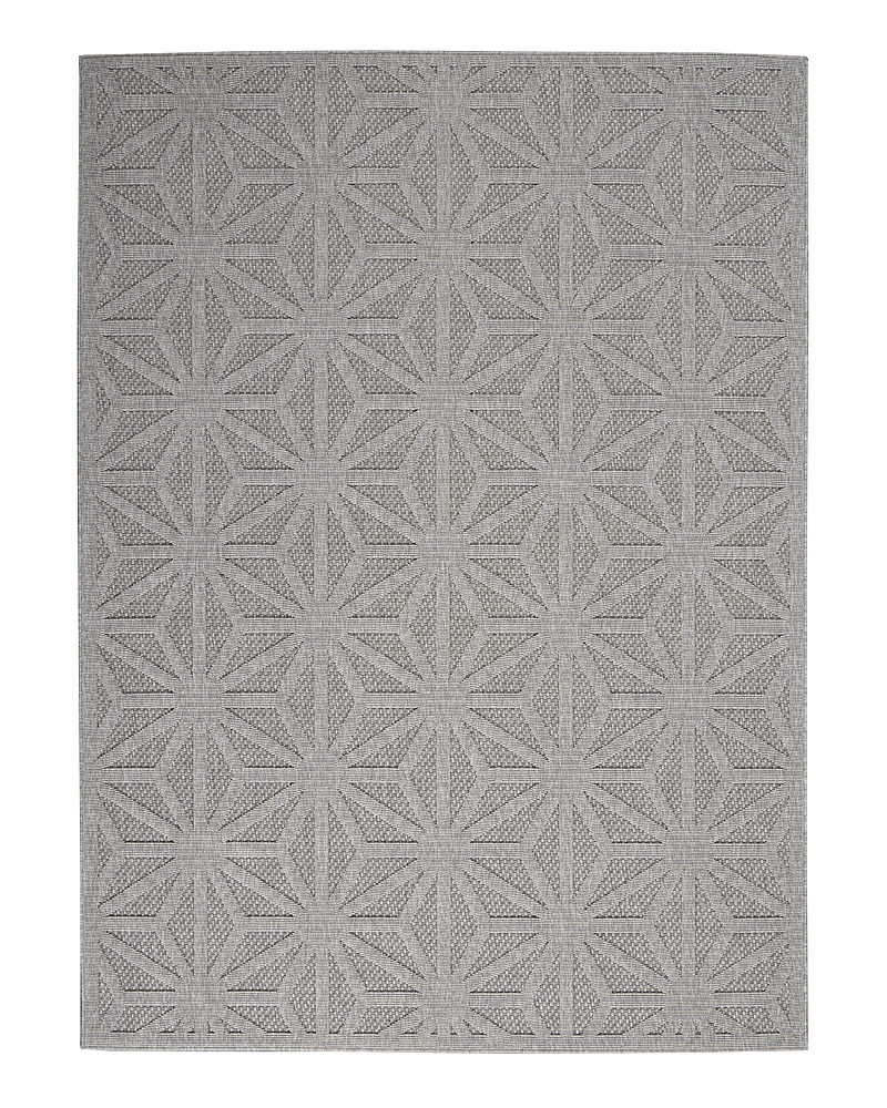 Nourison Cozumel Czm01 Area Rug, 4' X 6' In Light Grey