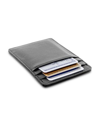 Leather Magnetic Money Clip Wallet